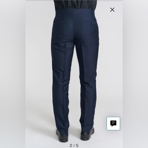 The savile row Dress Pants in blue size 40 - Picture 7 of 8